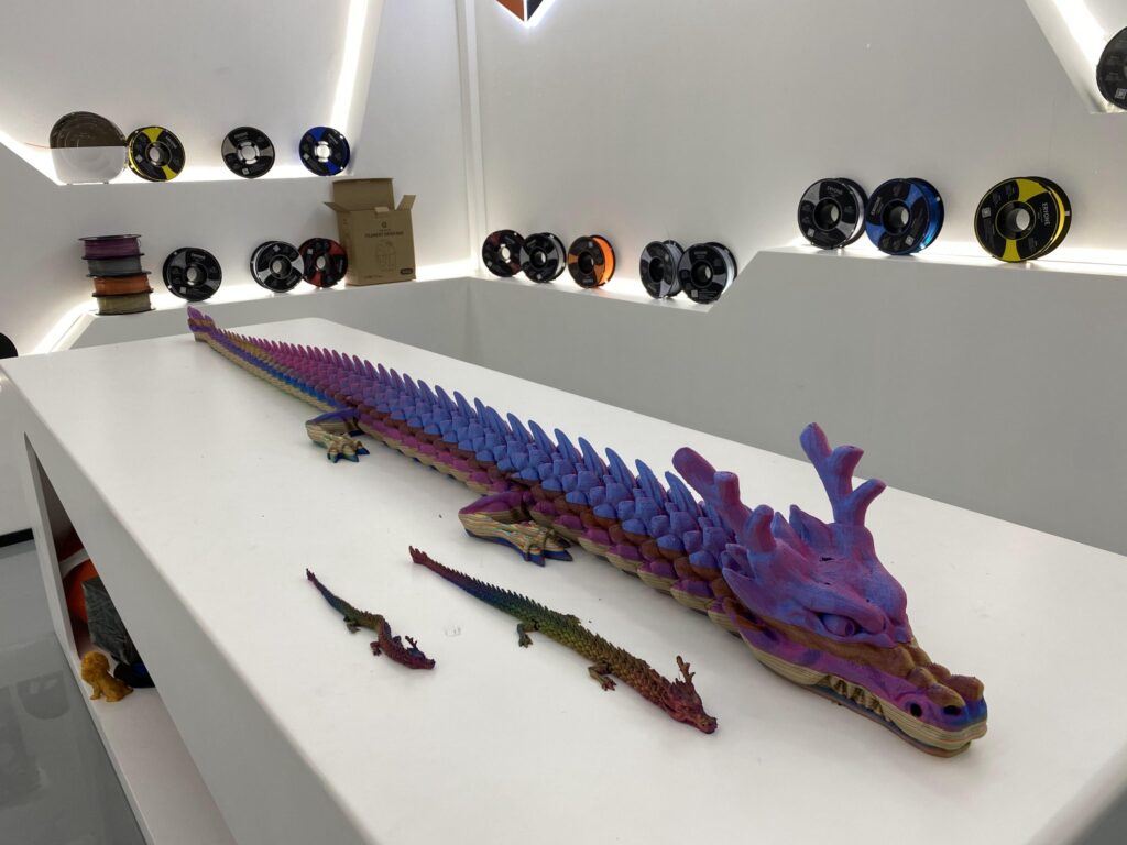 What impact have 3D-printed dragons had on different industries?