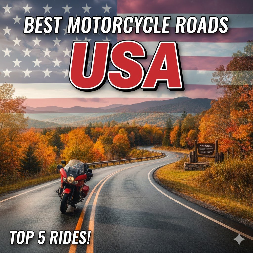 Top 5 Motorcycle Roads in the USA