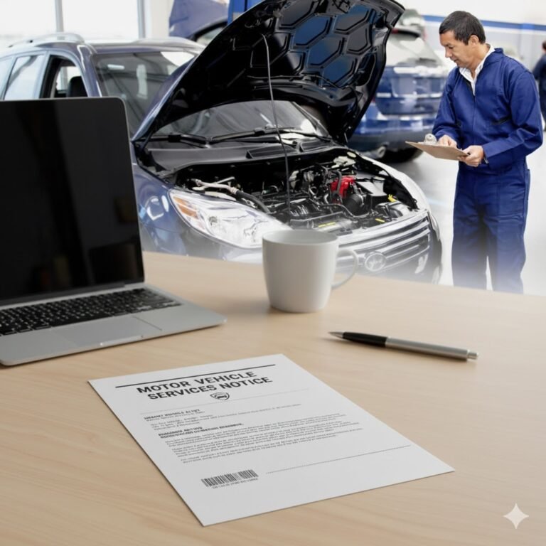 Motor Vehicle Services Notice: What You Must Know
