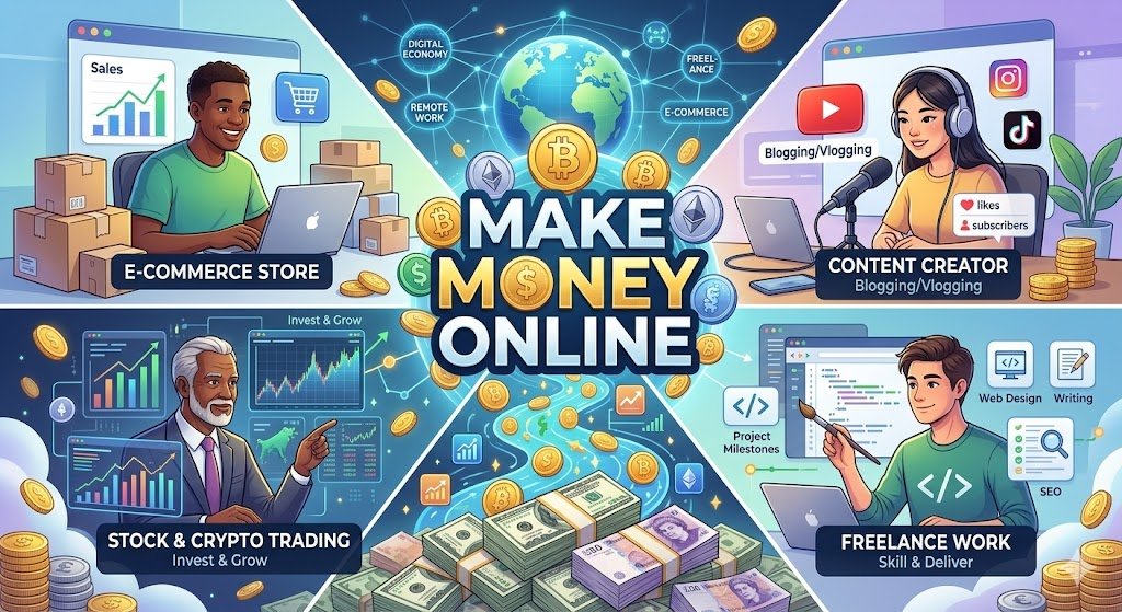 How to Make Money Online Using Technology