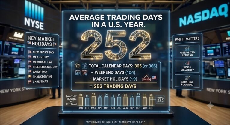 How Many Trading Days in a Year in the US Stock Market?