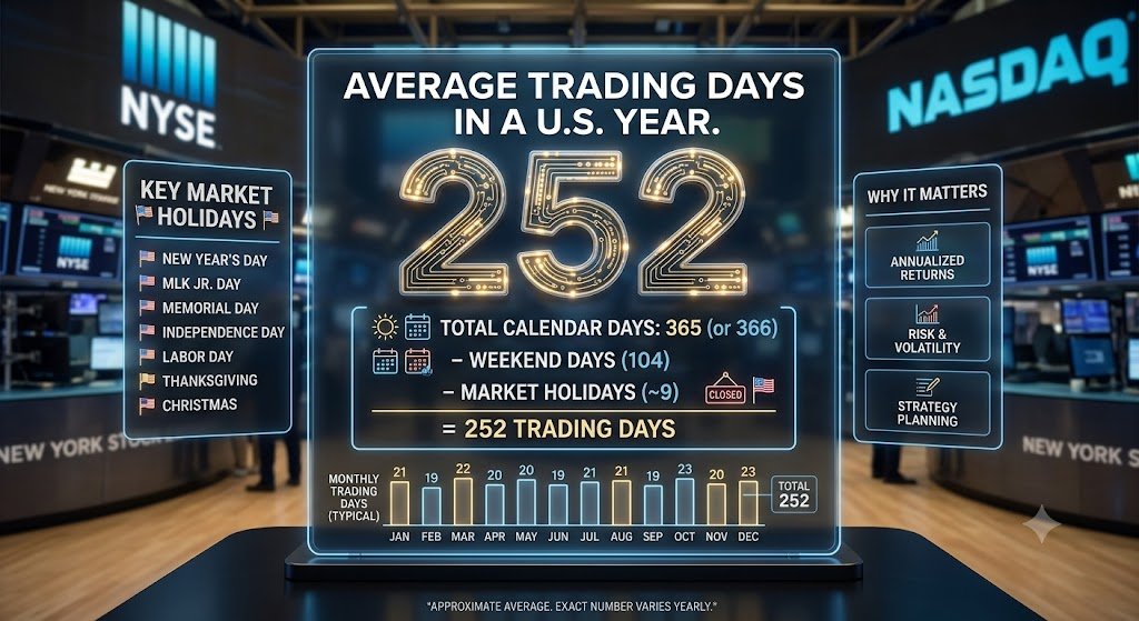 How Many Trading Days in a Year in the US Stock Market?